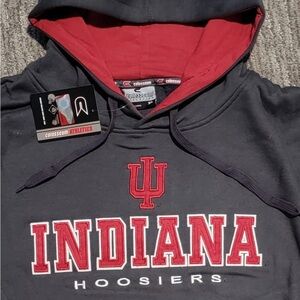 Indiana Hoosiers Football Hoodie Embroidered Men’s XL